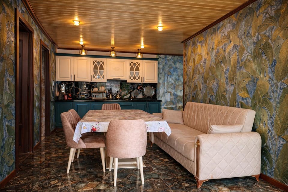 Kitchen or kitchenette, Living room, Dining area