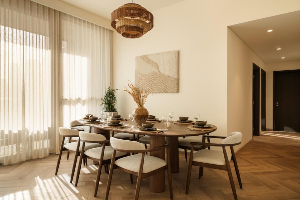 Decorative detail, Dining area, Sunrise