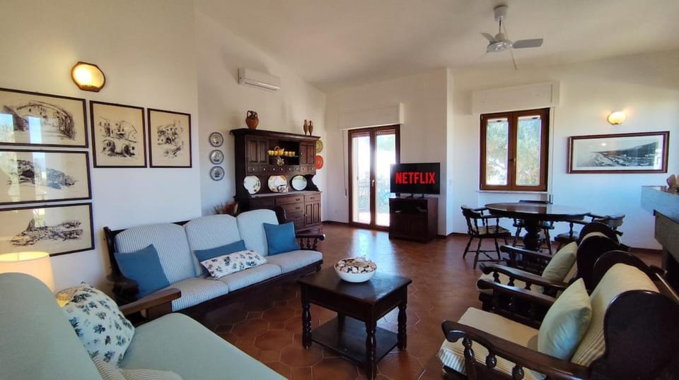 TV and multimedia, Balcony/Terrace, Living room, fireplace, air conditioner