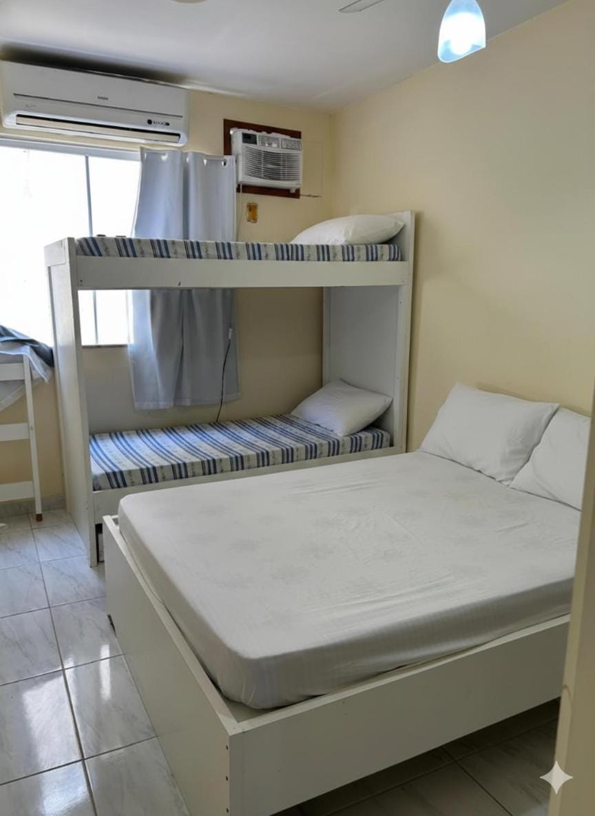 Bed, Bedroom, bunk bed, air conditioner