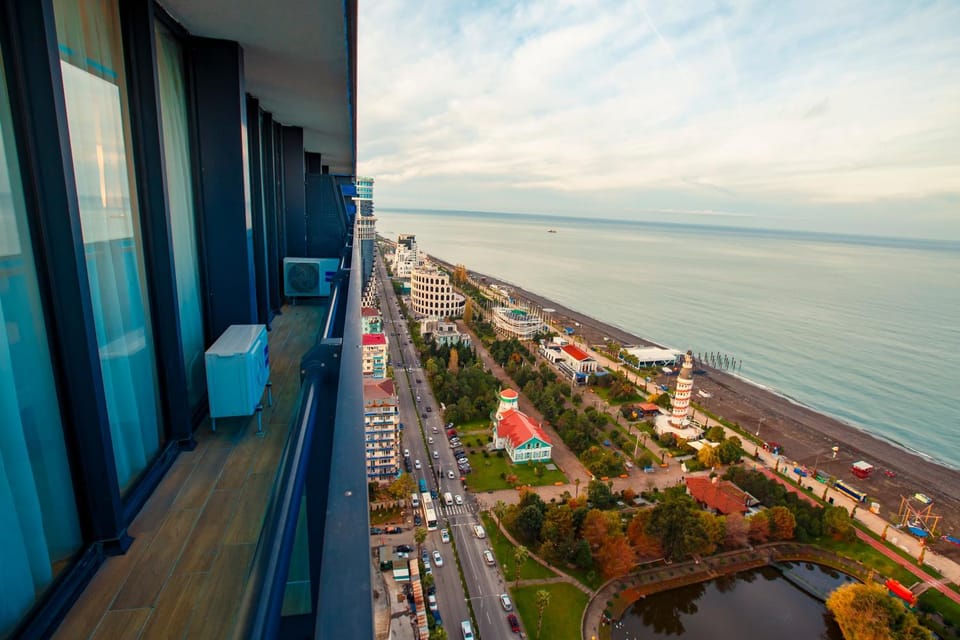 Property building, Beach, Sea view