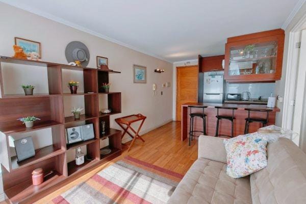 Lo Mejor de Viña Comienza Aquí!, Cálido Depto a Pasos de la Playa Apartment in Vina del Mar