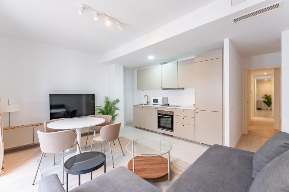 Kitchen or kitchenette, Living room