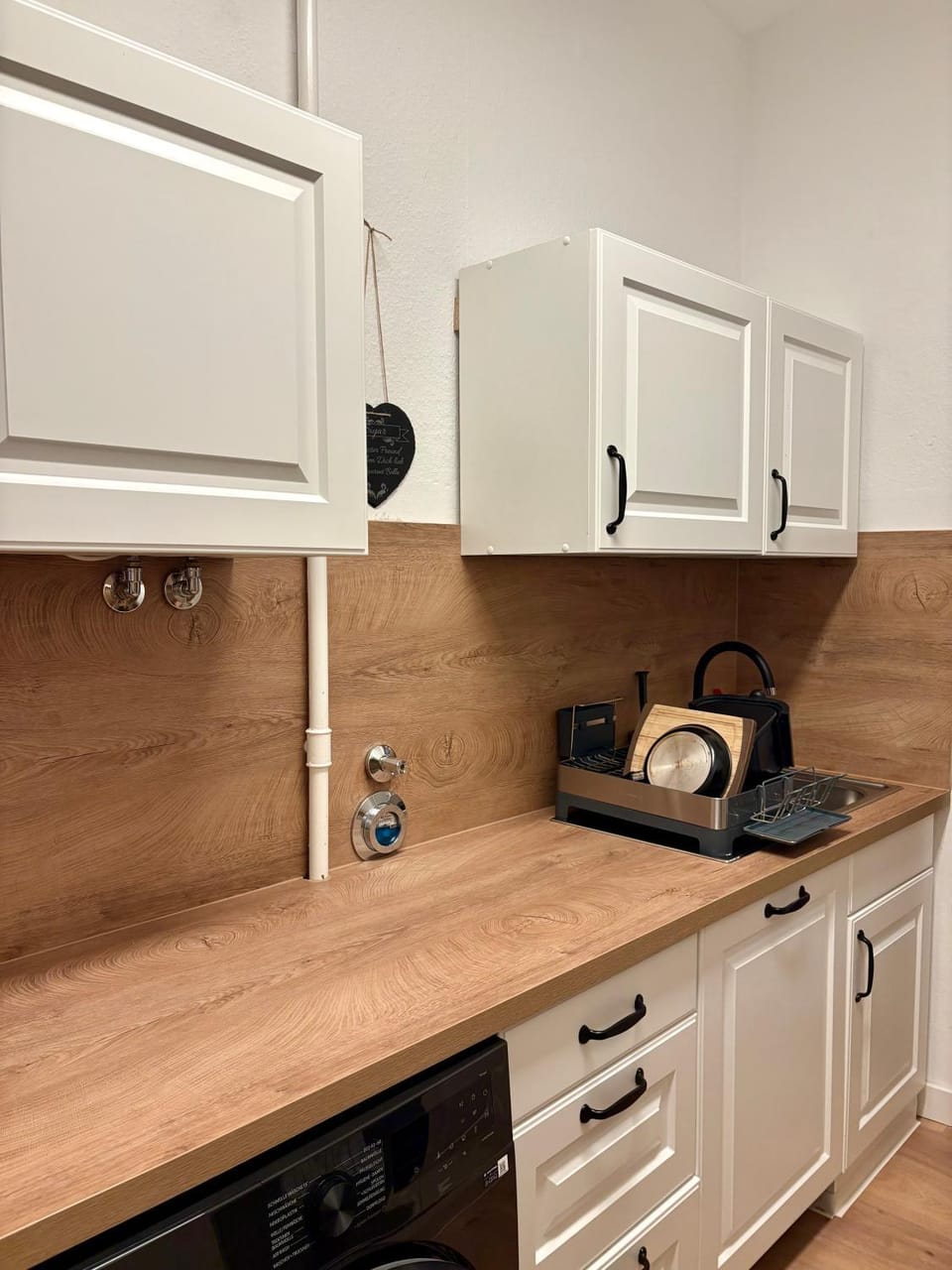 Kitchen or kitchenette, dishwasher