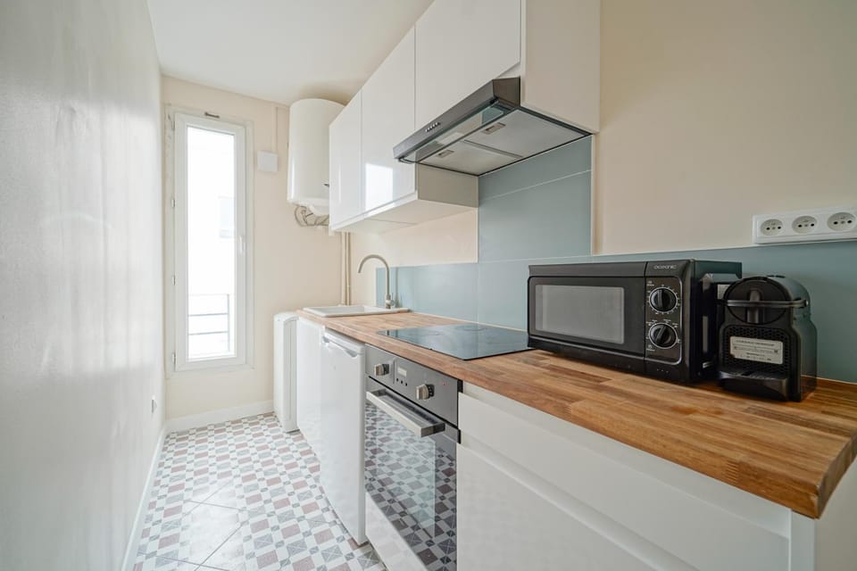 microwave, stove, washing machine, kitchen