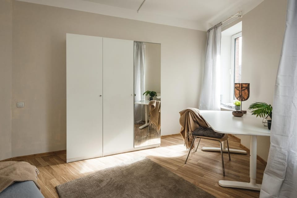 Bed, Bedroom, wardrobe