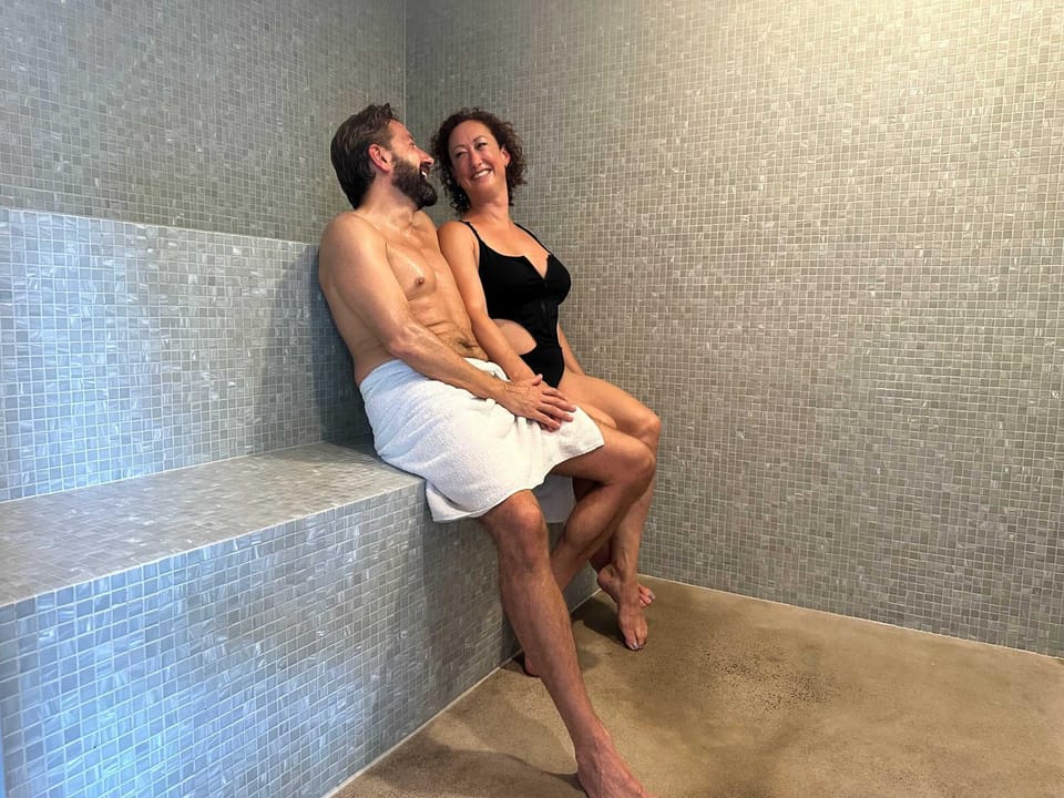 o sommet bleu 1chambre & spa sauna hammam Chalet in Morin-Heights