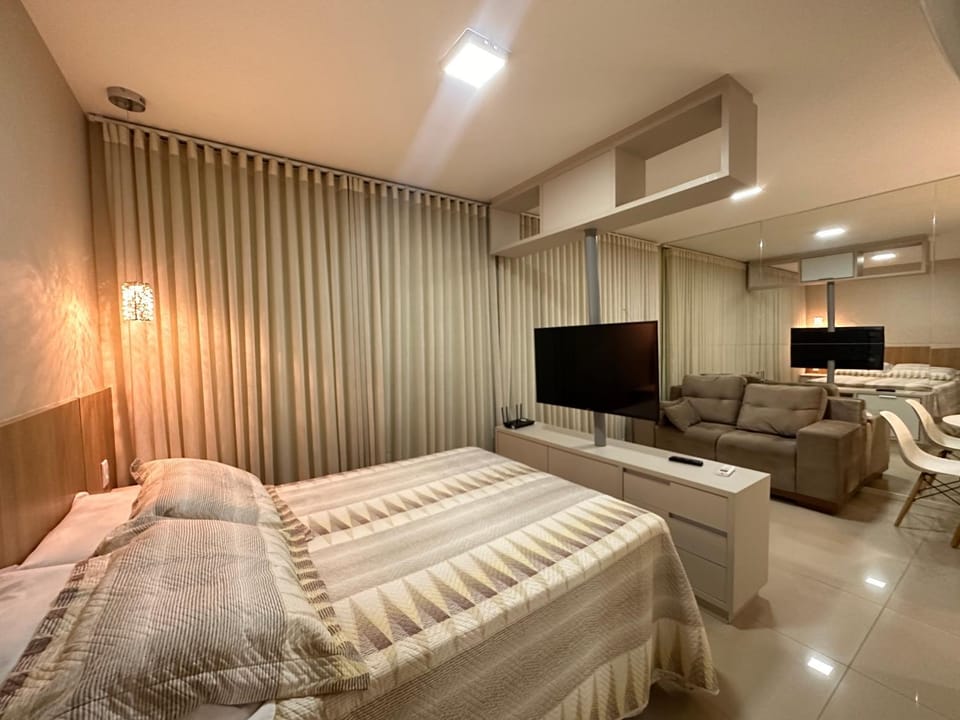 Flat Alto Padrão Mobiliado Metropolitan Sidney Jardim Goias Apartment in Goiania