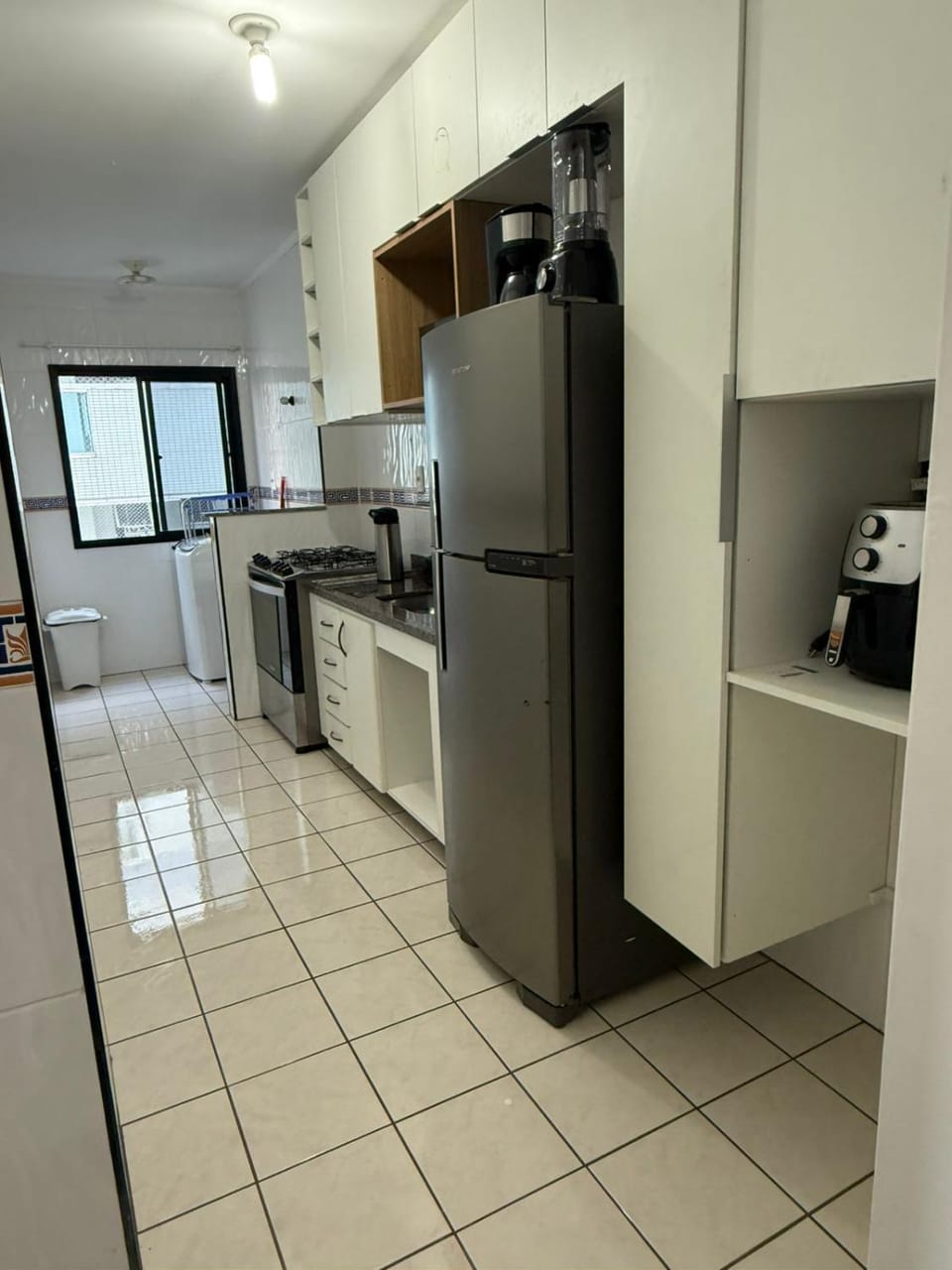 Kitchen or kitchenette, oven, stove