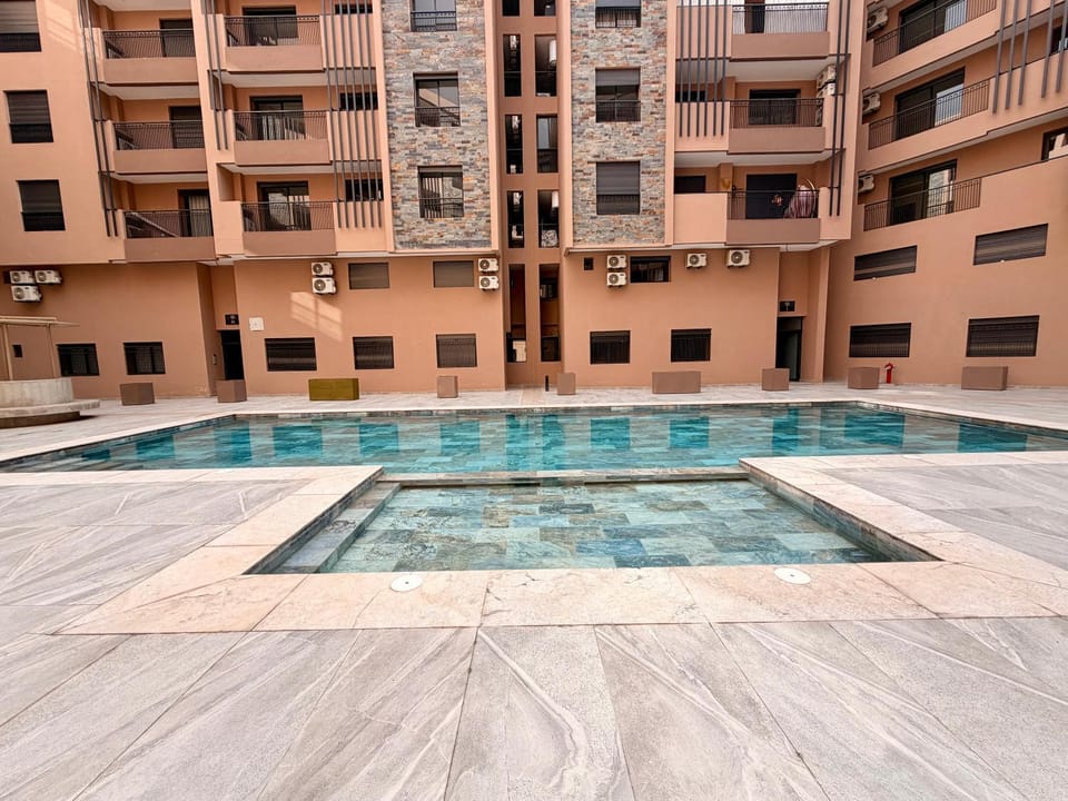 Luxury Town Center Gueliz 2 Chambres Parking Grande Terrasse Apartment in Marrakesh