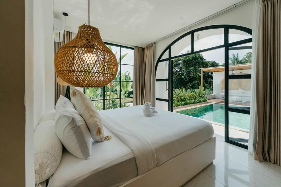 Amari Villa Modern 2BR Pool & Rooftop Sauna in Ubud Villa in Abiansemal