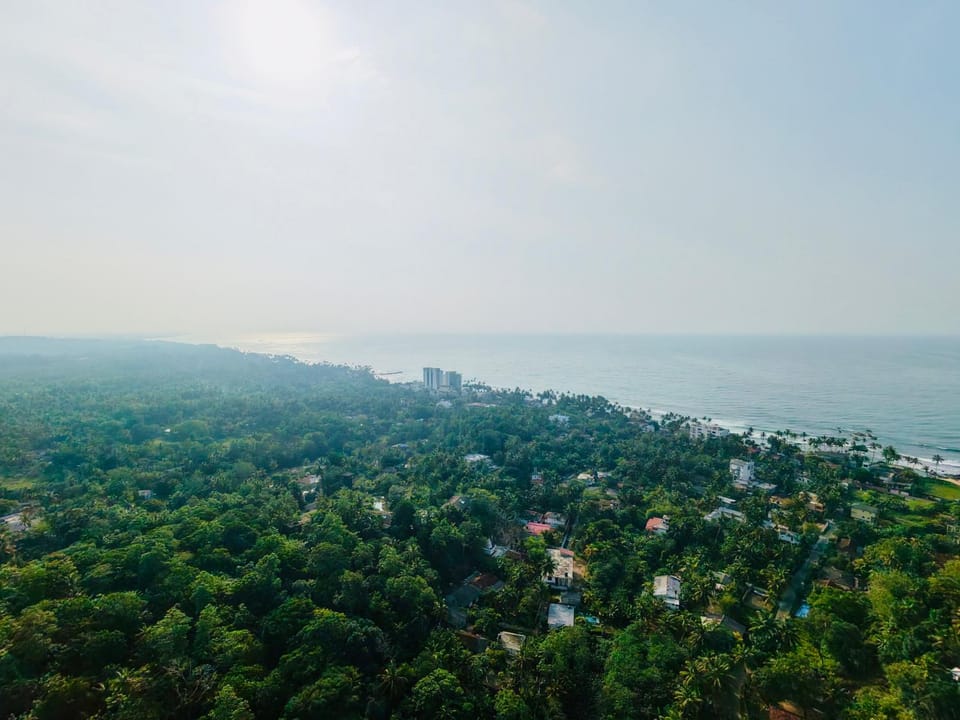 Natural landscape, Bird's eye view, City view, Sea view