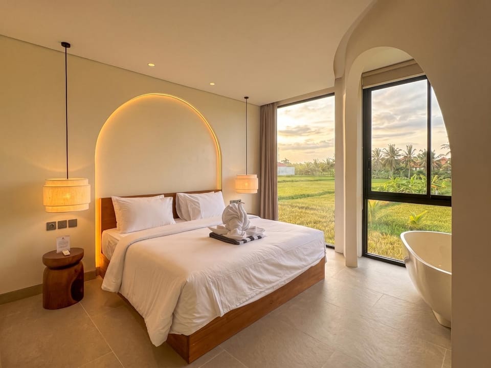 Previere Ubud - 3BR Villa with Pool and Ricefield View Villa in Abiansemal