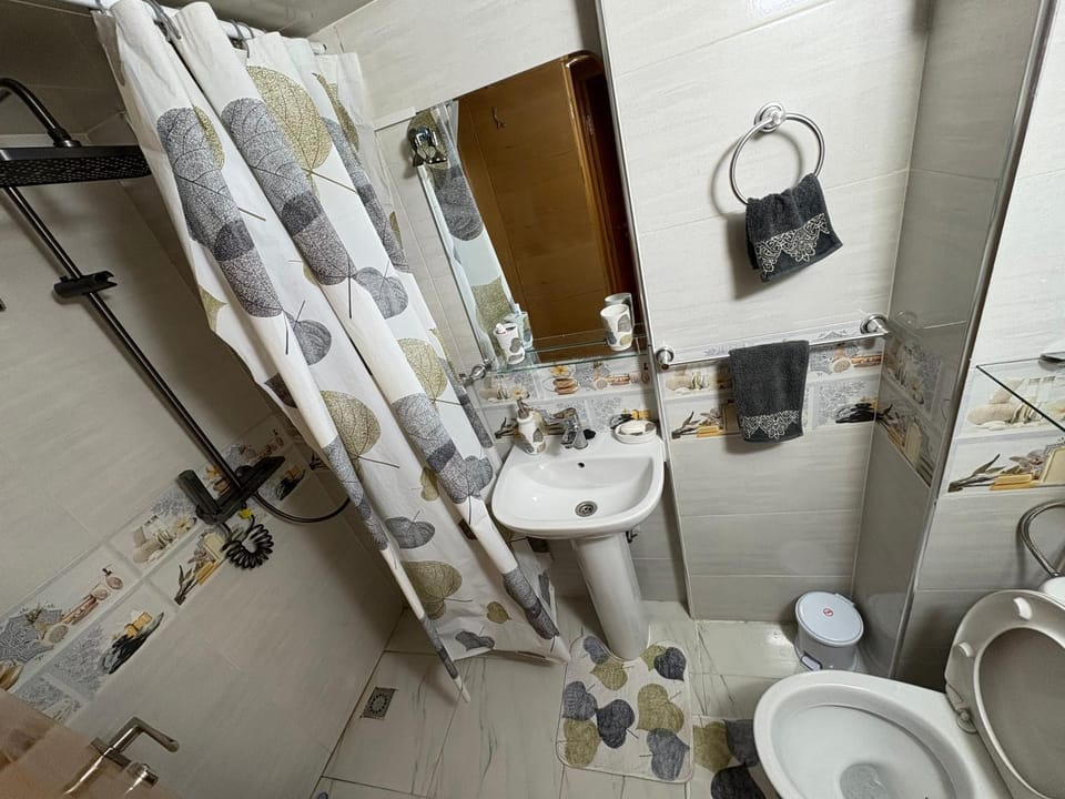 Shower, Toilet, Bathroom, bidet, towels