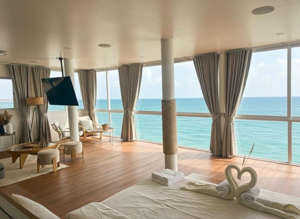 Beach Studio Level - WaveSide Ocean Bliss Apartment in Ban Tai