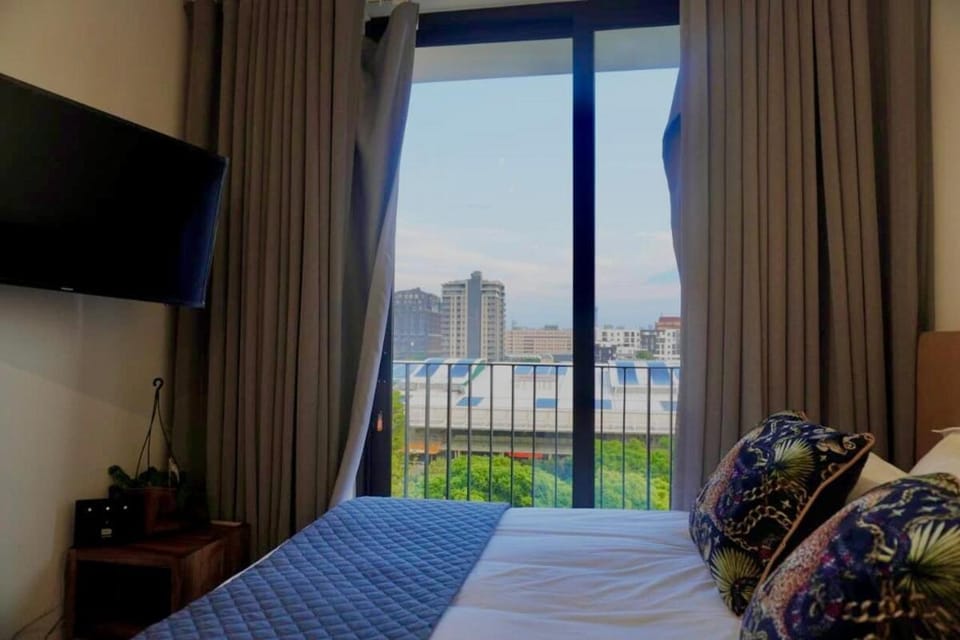 Bed, TV and multimedia, View (from property/room), Balcony/Terrace, Evening entertainment, Bedroom