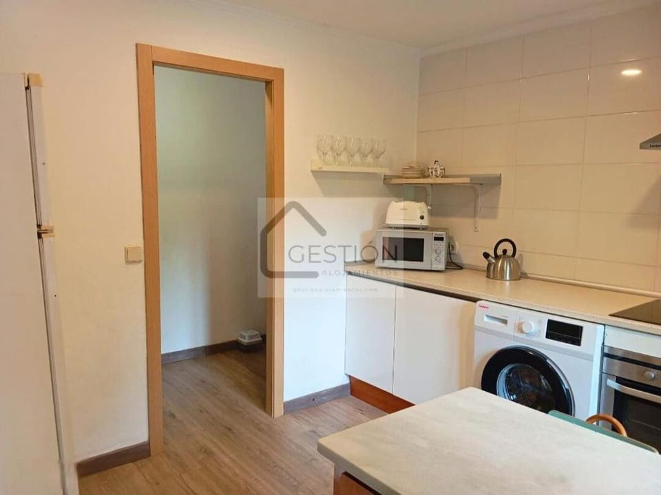 Kitchen or kitchenette, Photo of the whole room, Decorative detail, oven, pet friendly, stove, toaster, washing machine