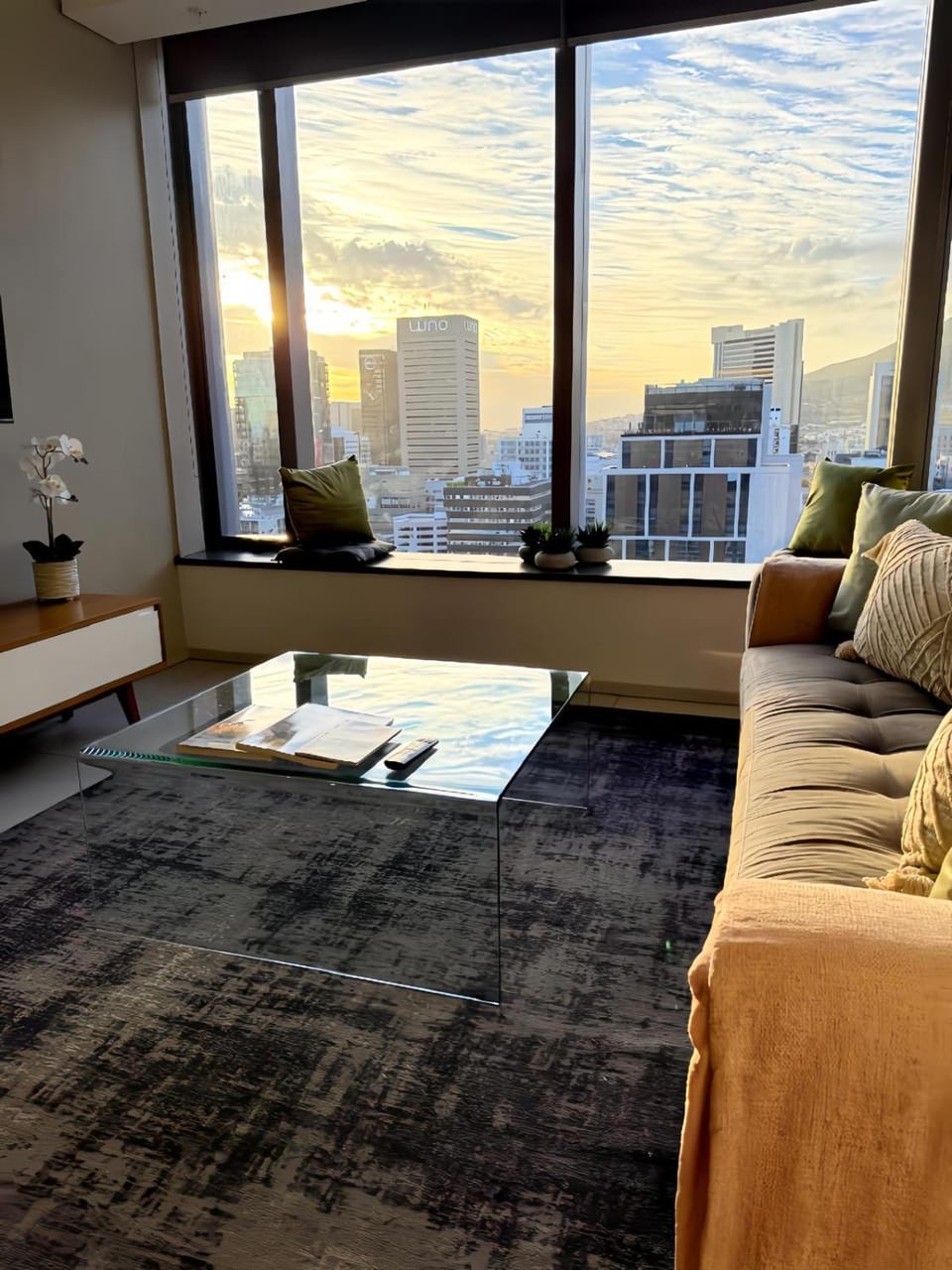 Living room, City view