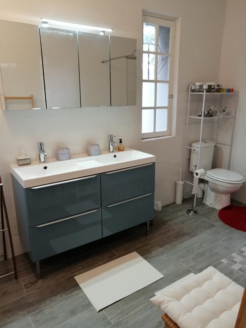 Bathroom, Living room
