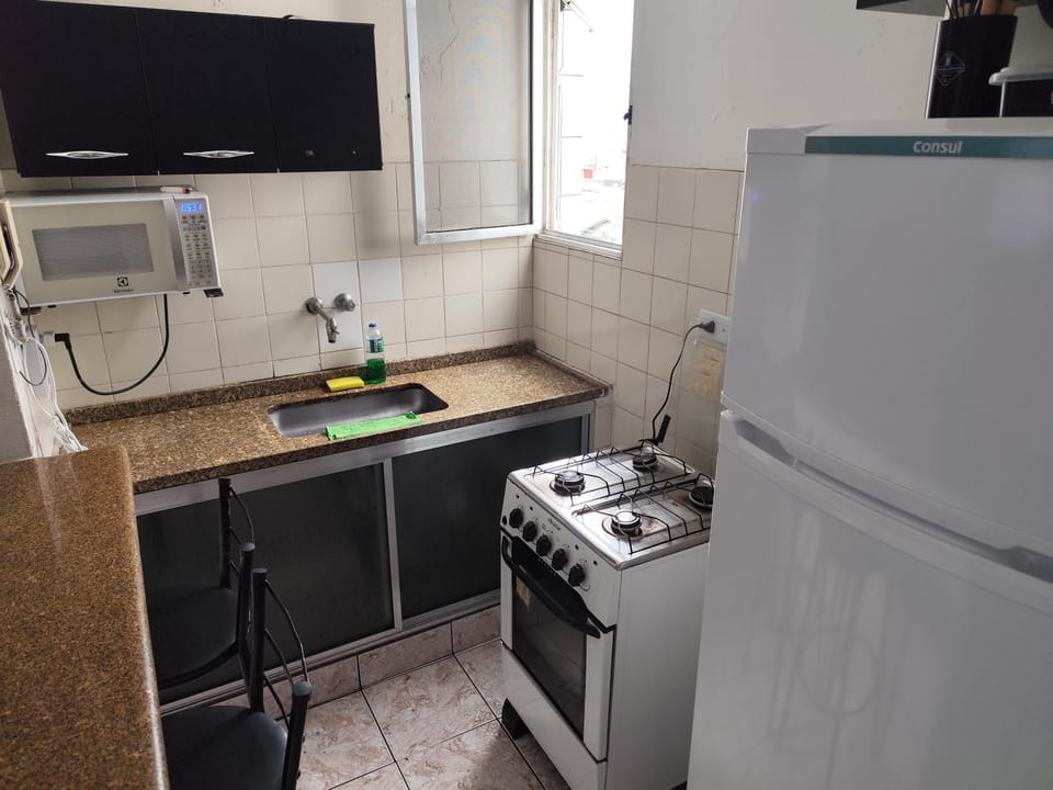 Kit pé na área 50 metros da praia Apartment in State of São Paulo