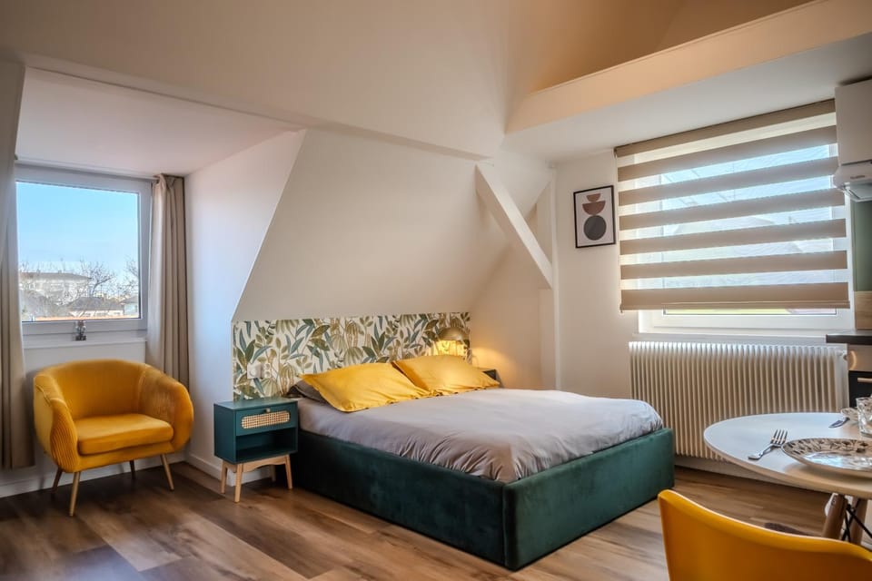 Les Cognassiers - Studio Cosy & Climatisation - Parking Gratuit Apartment in Illkirch-Graffenstaden