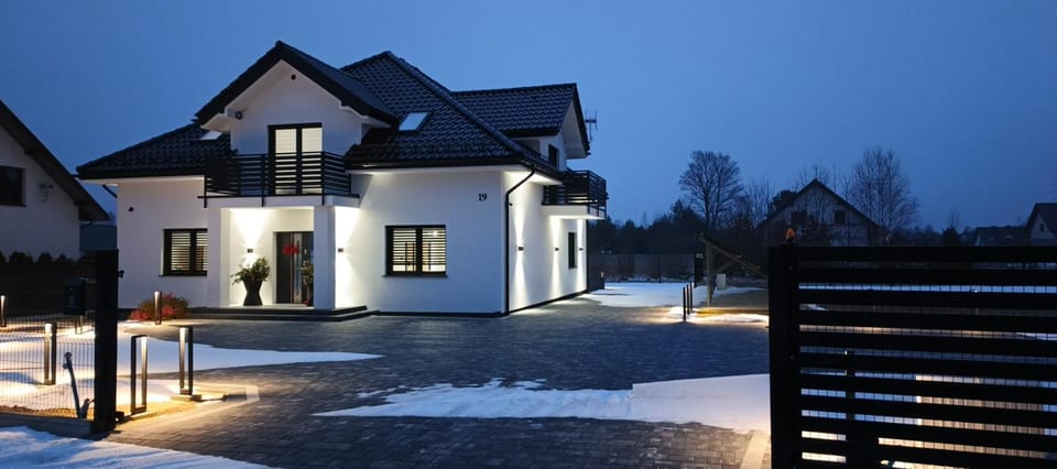 Property building, Night, Winter, View (from property/room)