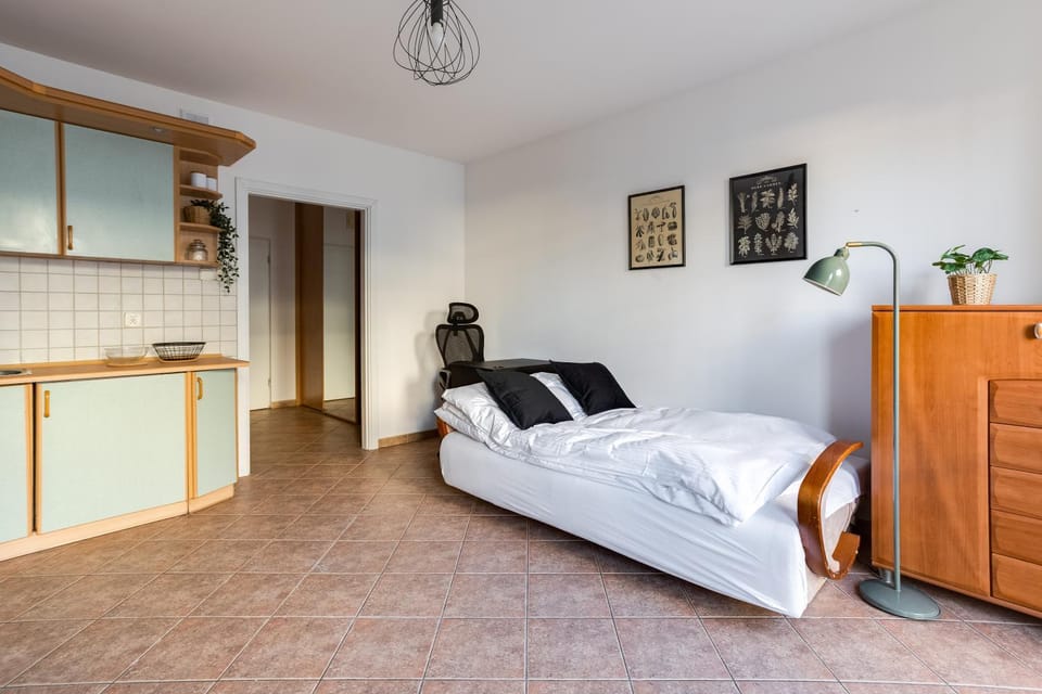 Bed, Kitchen or kitchenette, Photo of the whole room, Bedroom, wardrobe