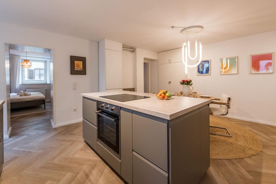 Kitchen or kitchenette, Dining area, stove, kitchen