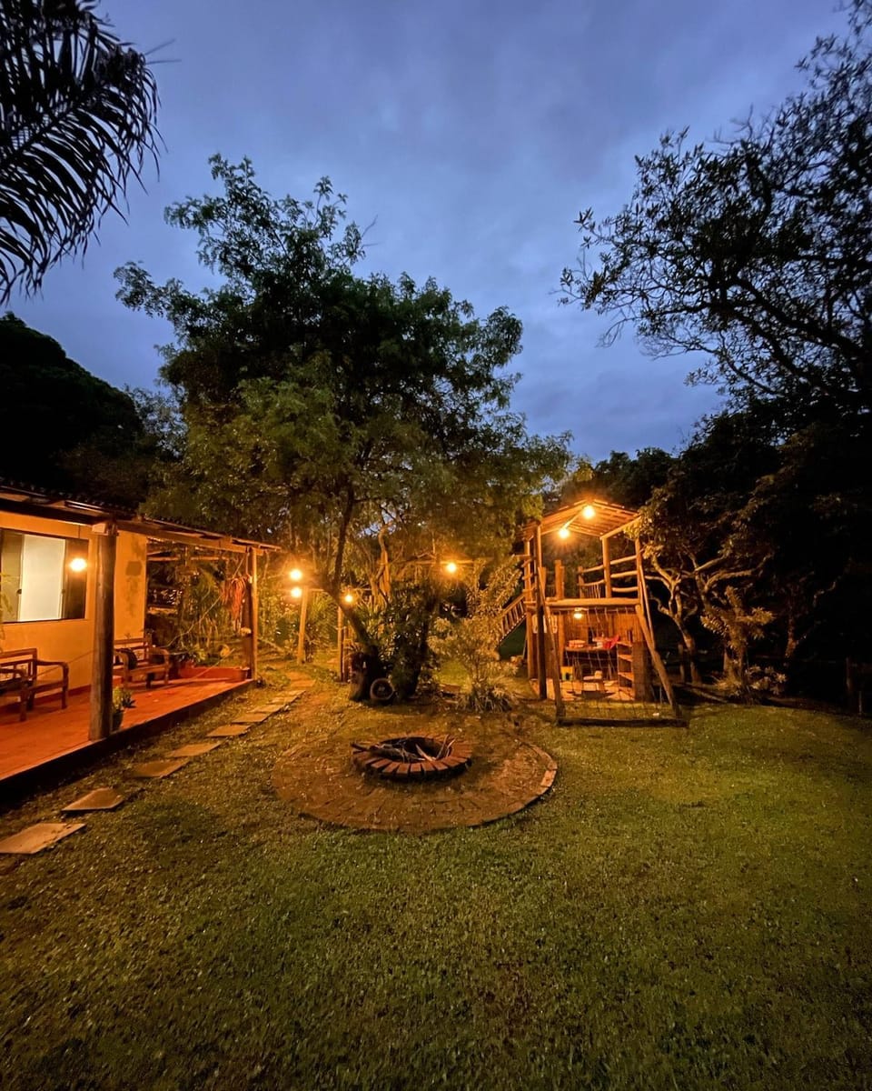 Night, Natural landscape, Garden view