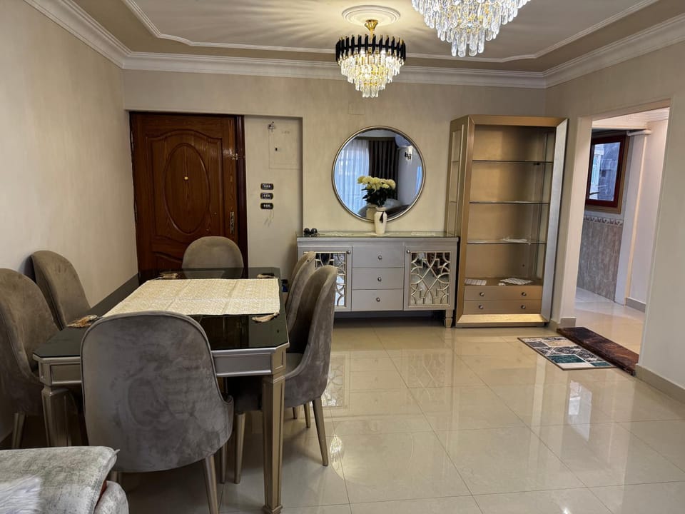 Dining area, air conditioner