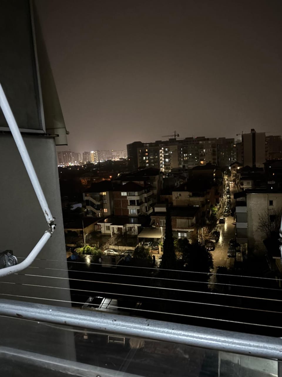 Property building, Night, View (from property/room), Balcony/Terrace, City view
