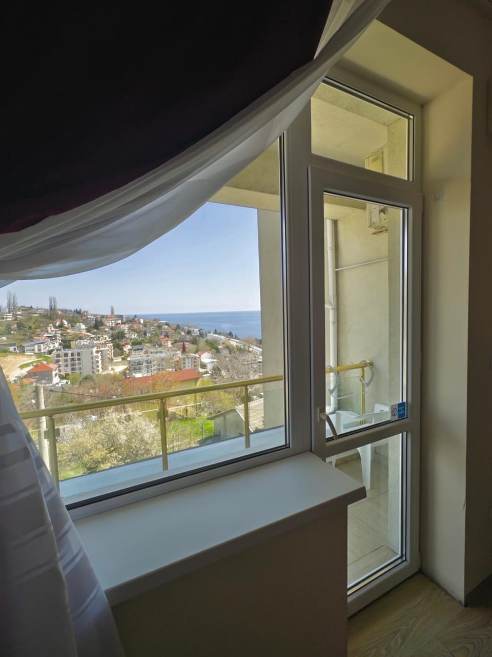 Natural landscape, View (from property/room), Balcony/Terrace, Sea view
