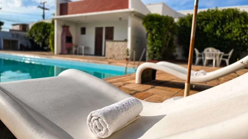 Pool view, Swimming pool, sunbed