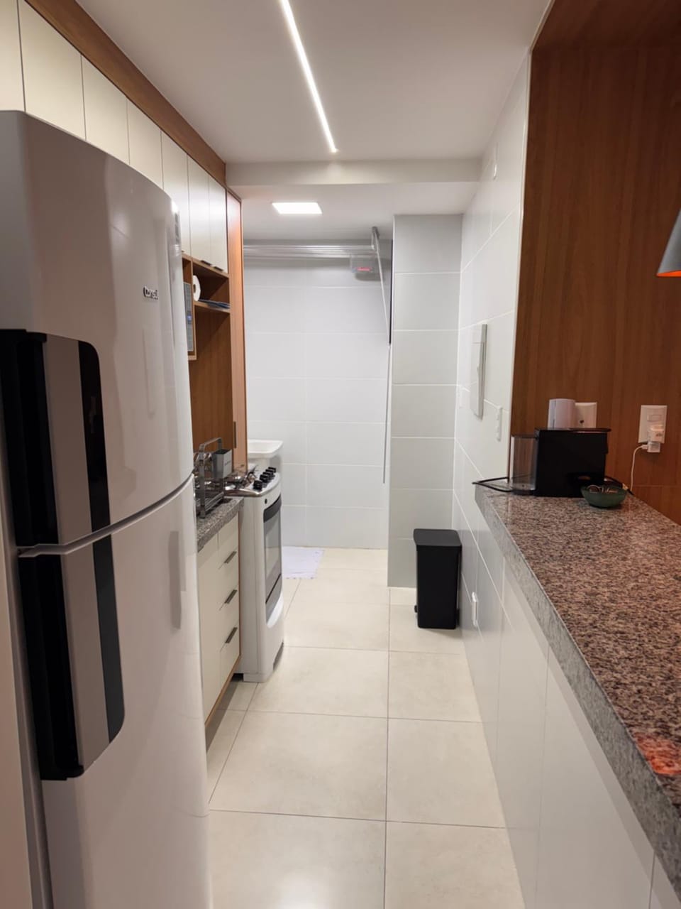 Kitchen or kitchenette, oven, stove