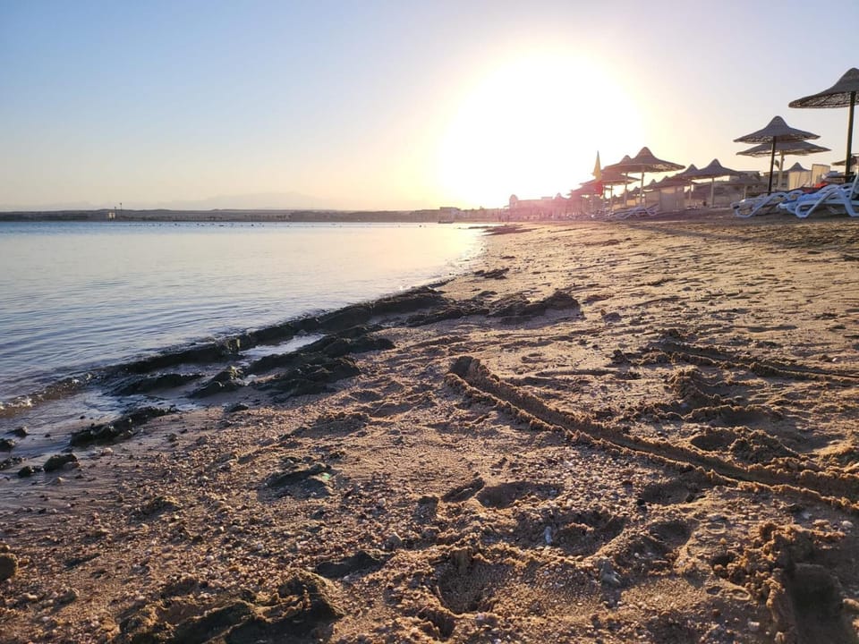 Beachfront luxury Palm Beach Piazza Private Beach Apartment in Hurghada