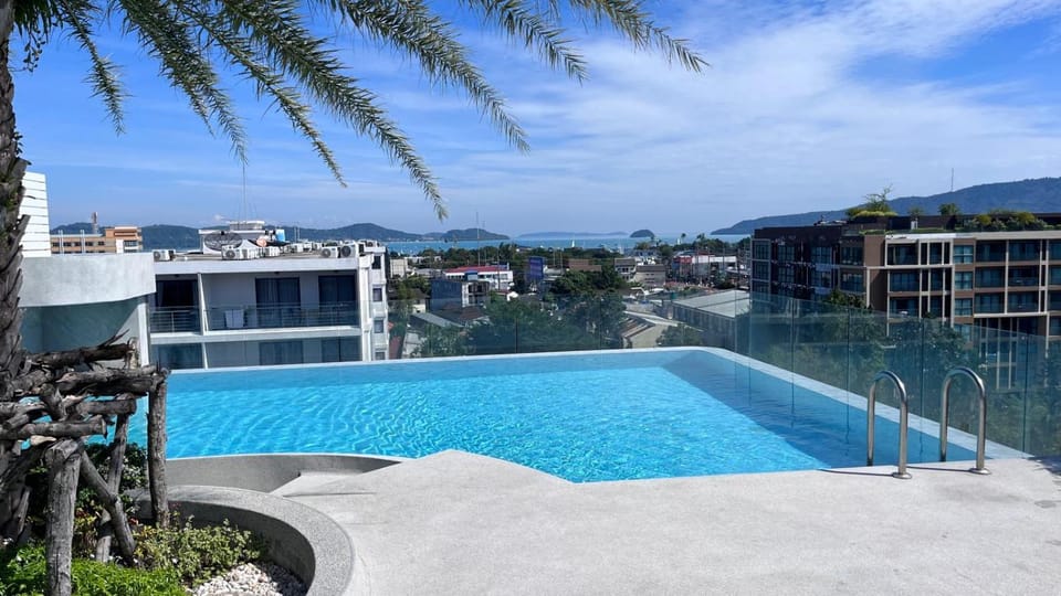 Property building, Pool view, sunbed