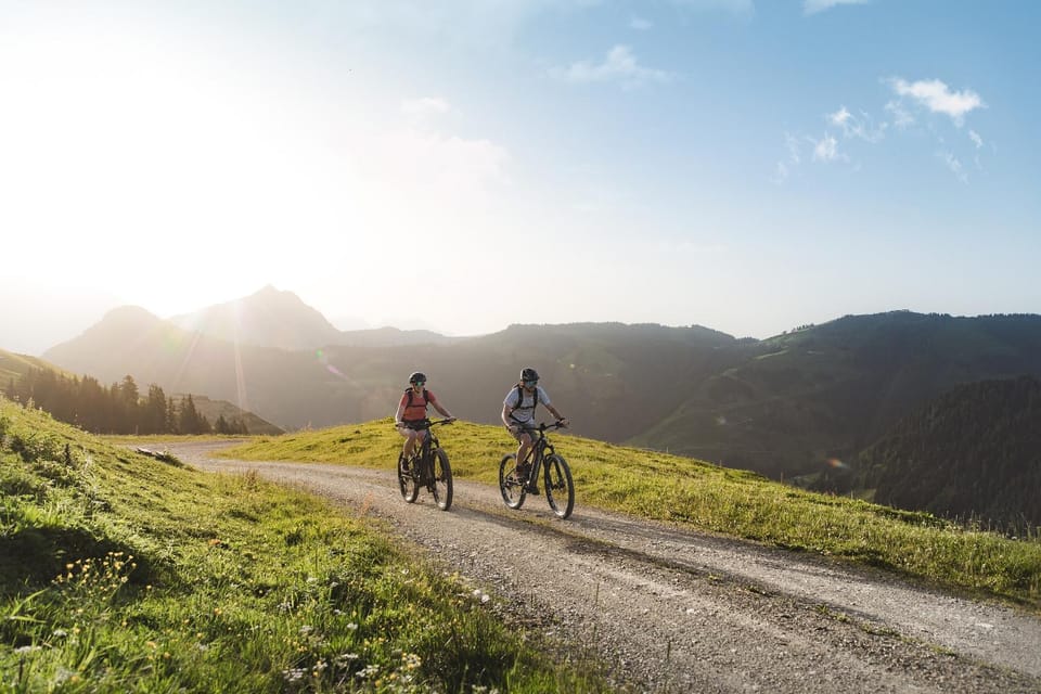 Natural landscape, Cycling, Mountain view