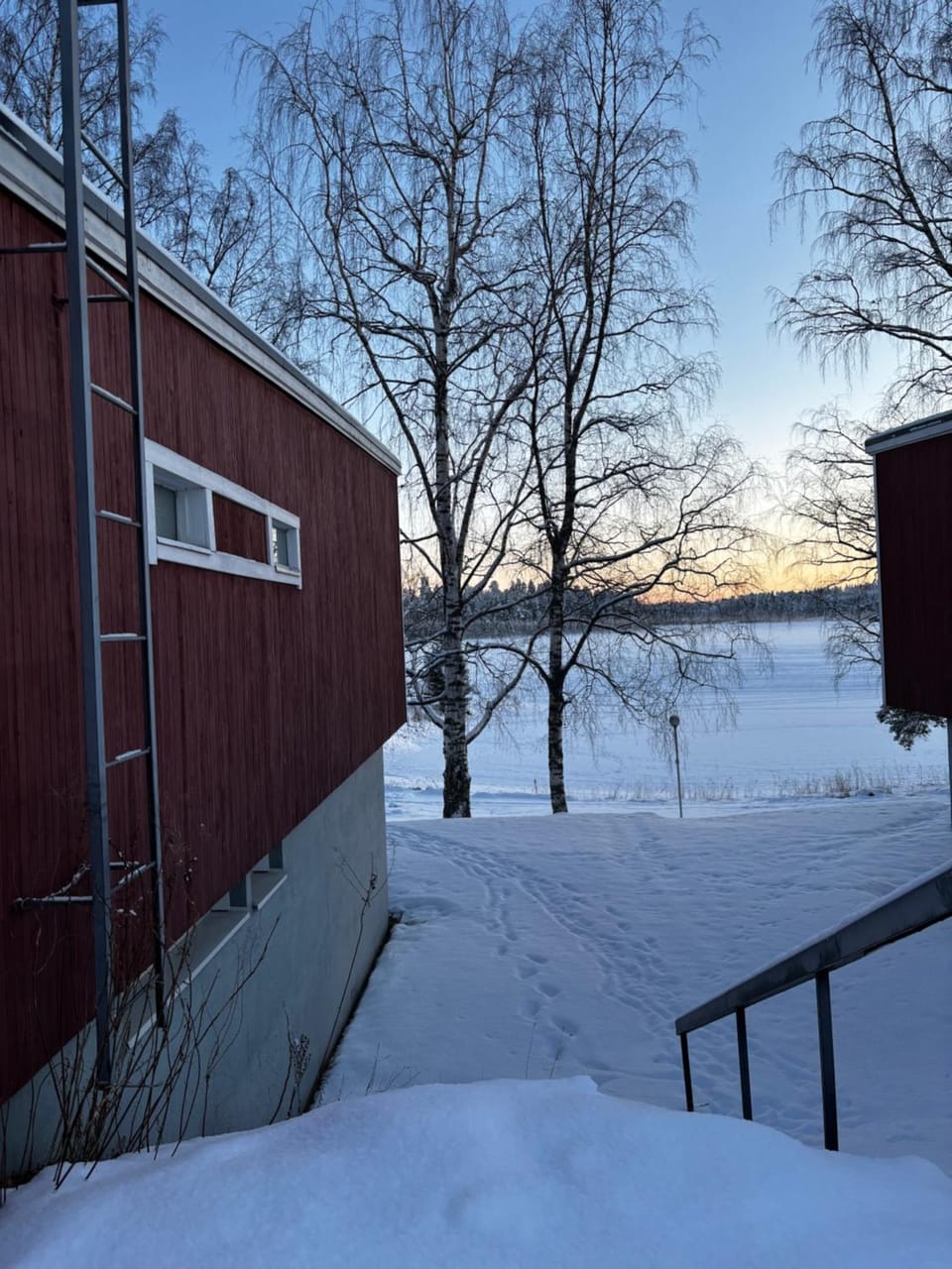 Property building, Natural landscape, Lake view