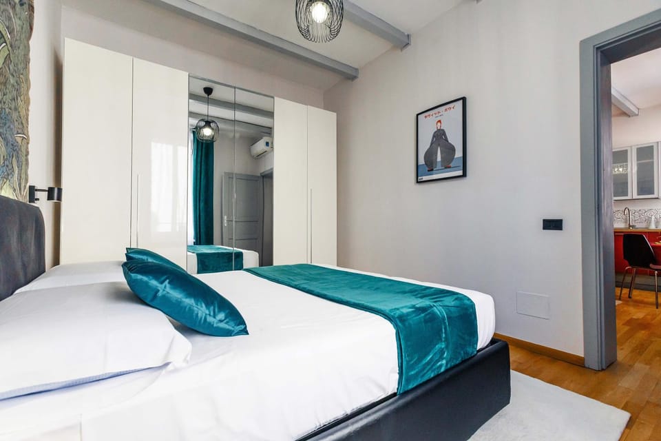 Bed, Photo of the whole room, Bedroom, wardrobe