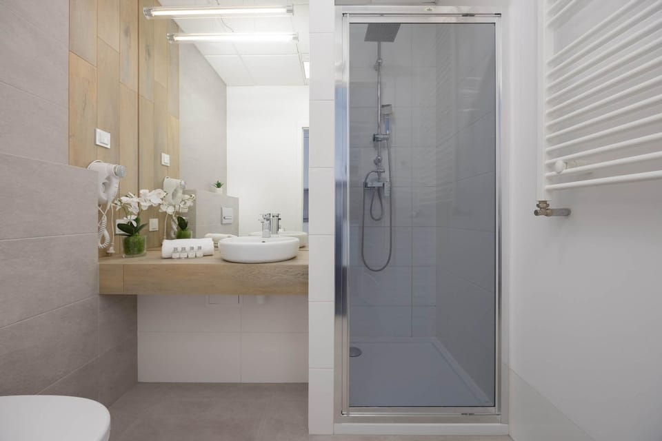 Shower, Toilet, Bathroom, towels