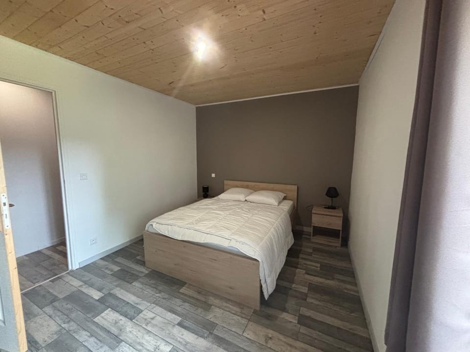 Property building, Living room, Bedroom