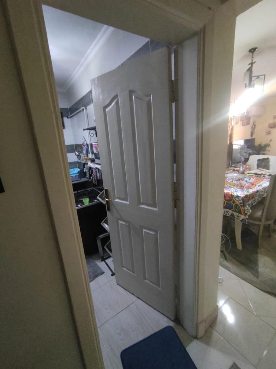Kitchen or kitchenette, Seating area, Bedroom