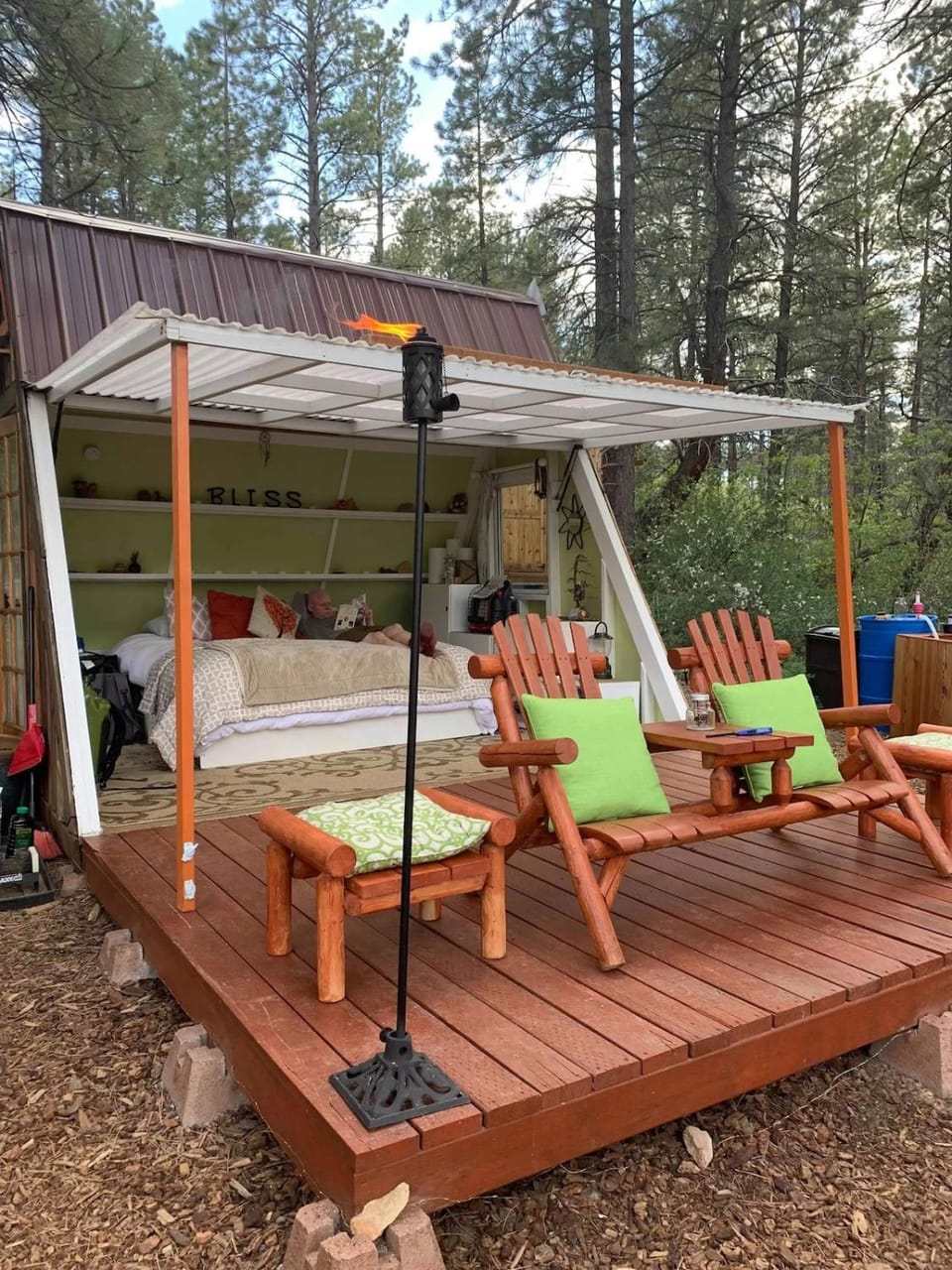 Convertible A-Frame Glamping Cabin Zion National Park Cabin in Zion National Park