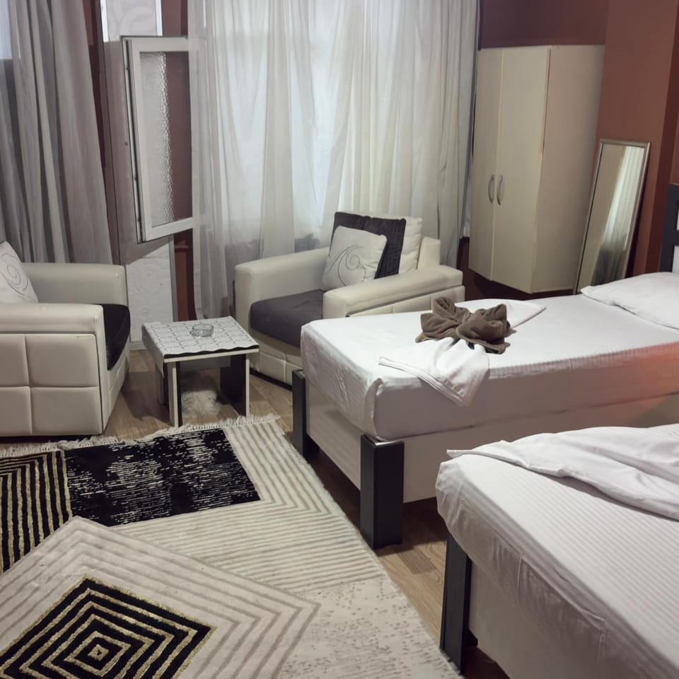 Bed, Living room, Photo of the whole room, Bedroom
