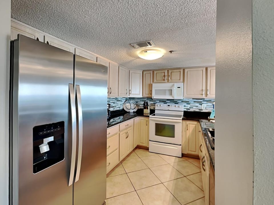 Kitchen or kitchenette, furniture, microwave, oven, kitchen