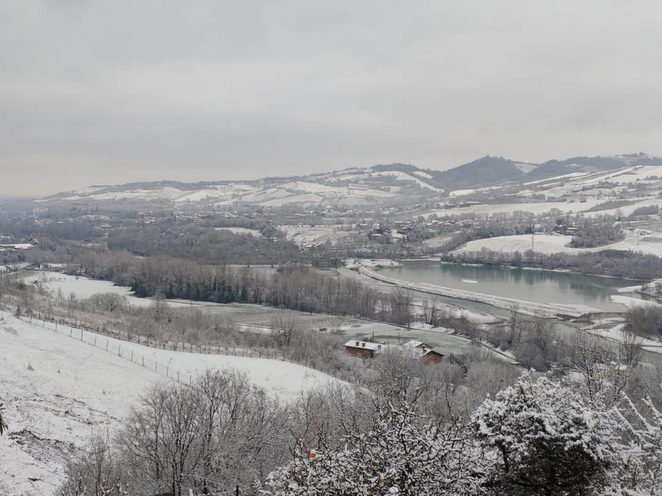 Natural landscape, Winter, Mountain view