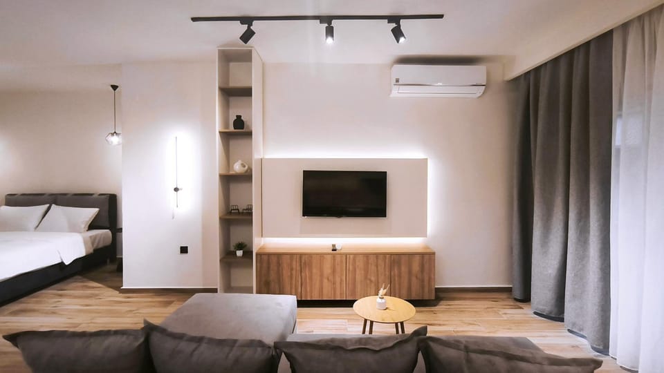 Communal lounge/ TV room, TV and multimedia, Seating area, air conditioner