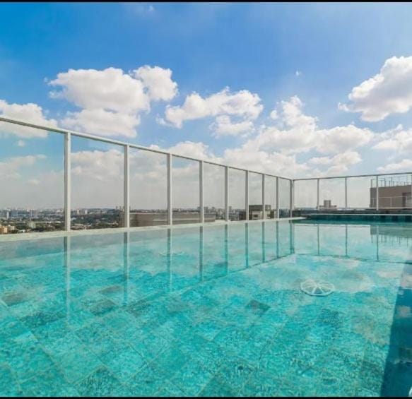 Pool view, Swimming pool, sunbed