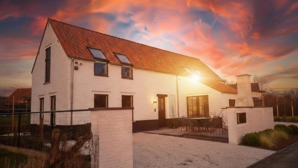 Property building, Sunset