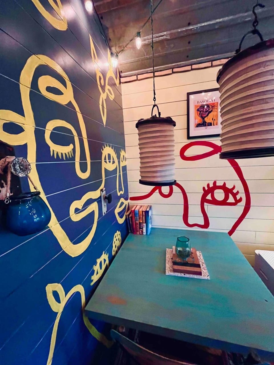 Snuggle up in Artist Cabin! #Downtown #Sparta #RIVER #LOVE Cabin in Tennessee